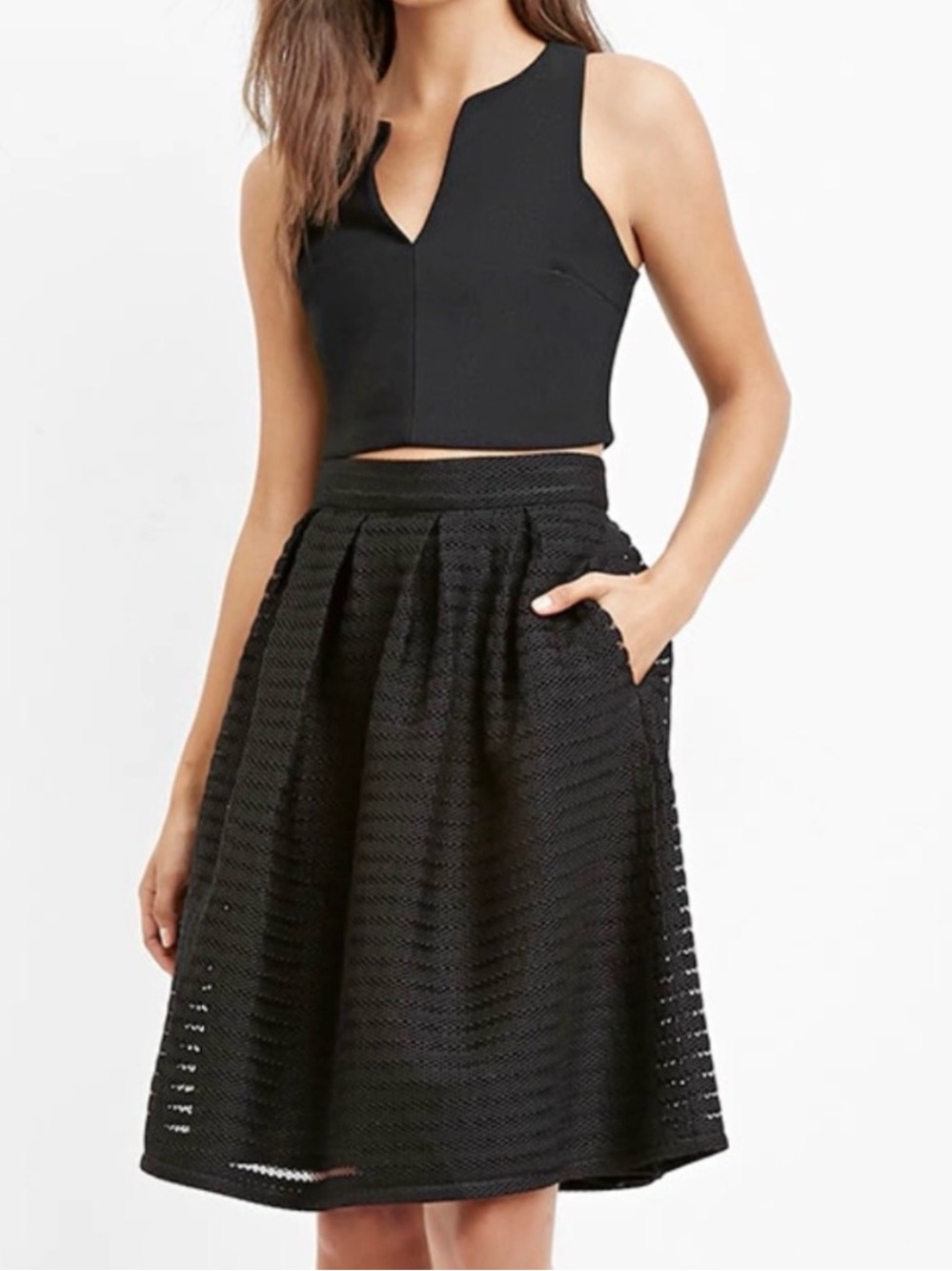 FOREVER 21 Black Women's Skirt - Small - Picture 5 of 8